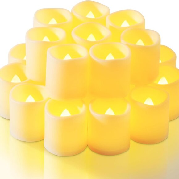 Premium Holiday floating candle lights Led Tea Candle Light Flameless  (12 pack) - Picture 5 of 14